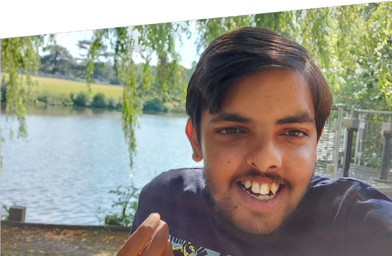 Photograph of Kareem, the son of an NHS lived experience advisor.